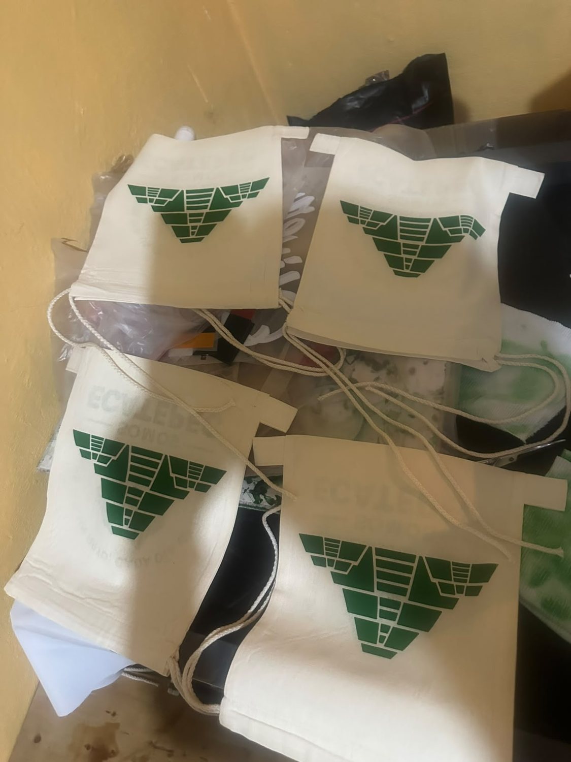 Morrales de manta cruda 100% algodón personalizados