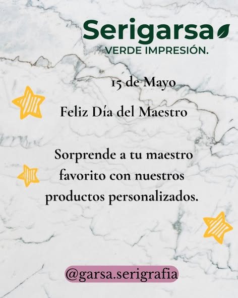 Promoción Día del Maestro